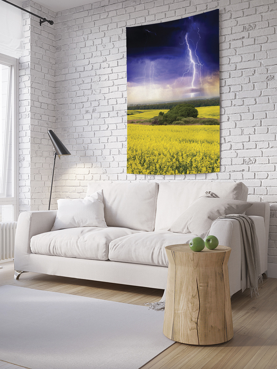 Вертикальное фотопанно на стену JoyArty Грозовое небо над цветущим полем 150x200 см, Грозовое небо над цветущим полем
Вертикальное фотопанно на стену JoyArty Грозовое небо над цветущим полем 150x200 см, Грозовое небо над цветущим полем