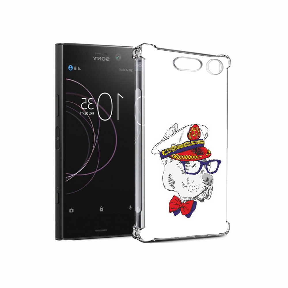 Чехол MyPads Tocco для Sony Xperia XZ1 бульдог (PT77229.221.251), Прозрачный, Tocco 
Чехол MyPads Tocco для Sony Xperia XZ1 бульдог (PT77229.221.251), Прозрачный, Tocco