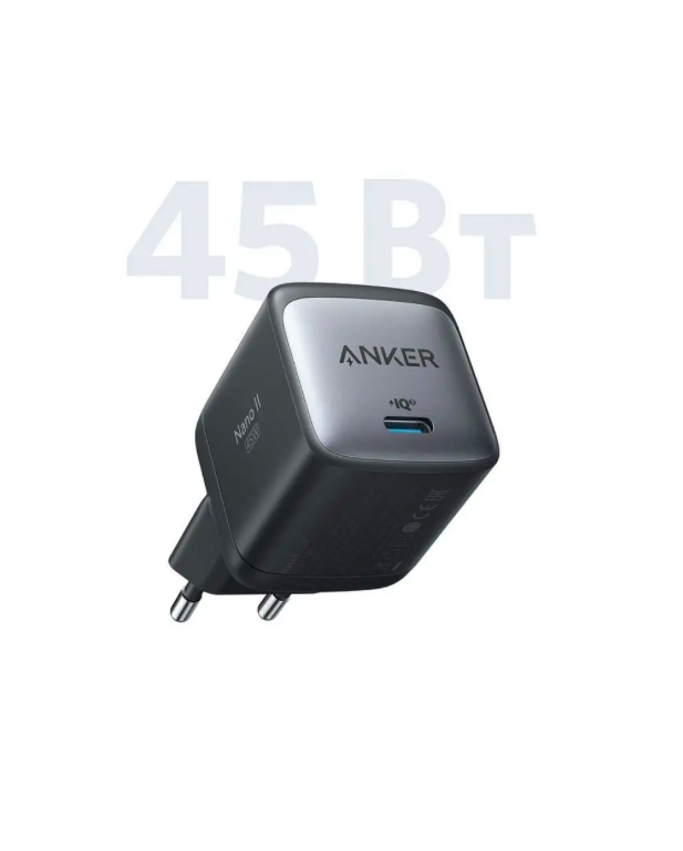 Сетевое зарядное устройство Anker PowerPort Nano II 45W A2664 Black, PowerPort Nano II 45W A2664 Black
Сетевое зарядное устройство Anker PowerPort Nano II 45W A2664 Black, PowerPort Nano II 45W A2664 Black