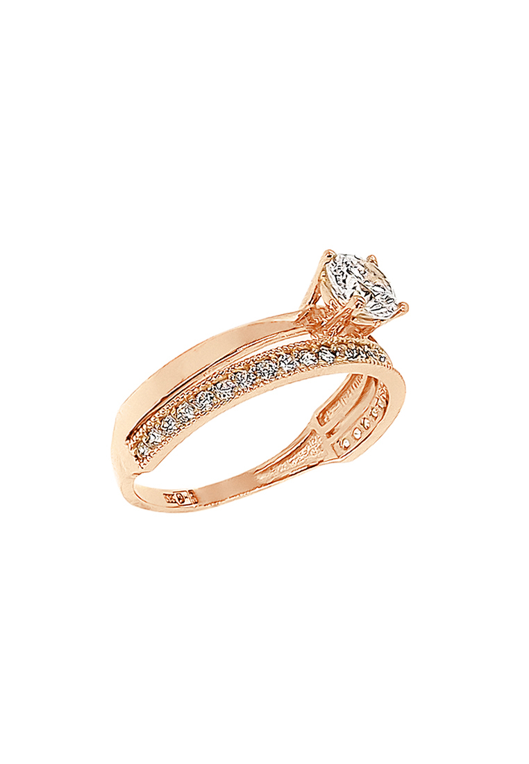 Кольцо помолвочное из красного золота с фианитом р. Kari Jewelry Зл585К-4Б1600Ф1, Зл585К-4Б1600Ф1
Кольцо помолвочное из красного золота с фианитом р. Kari Jewelry Зл585К-4Б1600Ф1, Зл585К-4Б1600Ф1