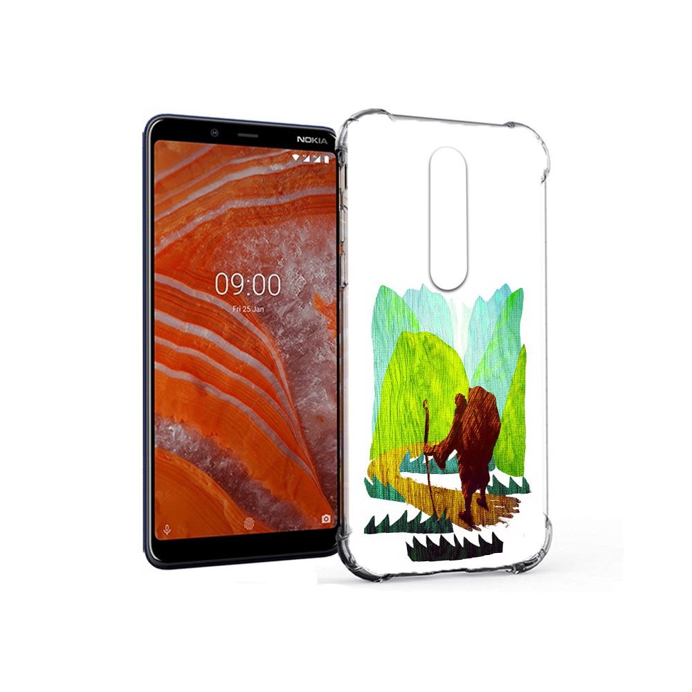 Чехол MyPads Tocco для Nokia 3.1 Plus Лесная тропа (PT121397.96.106), Прозрачный, Tocco 
Чехол MyPads Tocco для Nokia 3.1 Plus Лесная тропа (PT121397.96.106), Прозрачный, Tocco