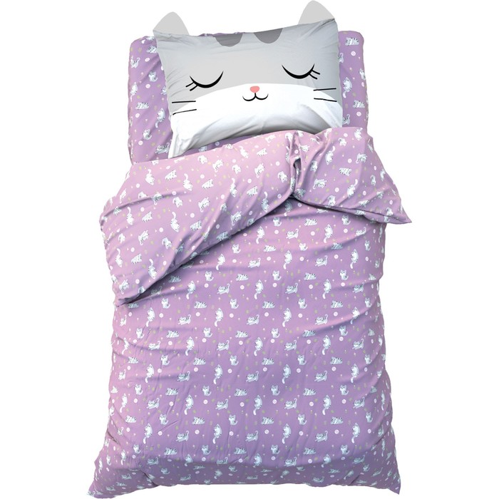 Постельное белье Этель 1,5 сп Funny cat, 143х215 см, 150х214 см, 50х70 см -1 шт, 100% хл,
Постельное белье Этель 1,5 сп Funny cat, 143х215 см, 150х214 см, 50х70 см -1 шт, 100% хл,