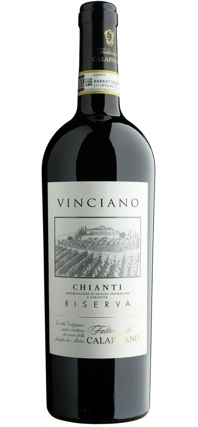 Вино красное сухое Fattoria di Calappiano Кьянти Ризерва Виничиано 2015 г.у. 13,5% 0,75 л
Вино красное сухое Fattoria di Calappiano Кьянти Ризерва Виничиано 2015 г.у. 13,5% 0,75 л
