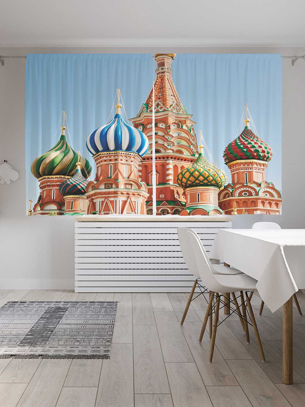 Классические шторы JoyArty "Храм на Красной площади", Oxford DeLux, 2 полотна 145x180 см, Храм на Красной площади
Классические шторы JoyArty "Храм на Красной площади", Oxford DeLux, 2 полотна 145x180 см, Храм на Красной площади