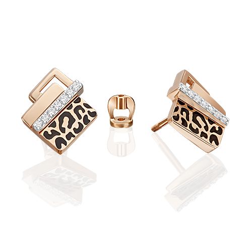 Серьги из красного золота PLATINA jewelry 02-5189-00, фианит/эмаль, 02-5189-00
Серьги из красного золота PLATINA jewelry 02-5189-00, фианит/эмаль, 02-5189-00