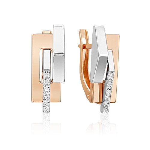 Серьги из красного золота/белого золота PLATINA jewelry 02-5128-00, фианит, 02-5128-00
Серьги из красного золота/белого золота PLATINA jewelry 02-5128-00, фианит, 02-5128-00