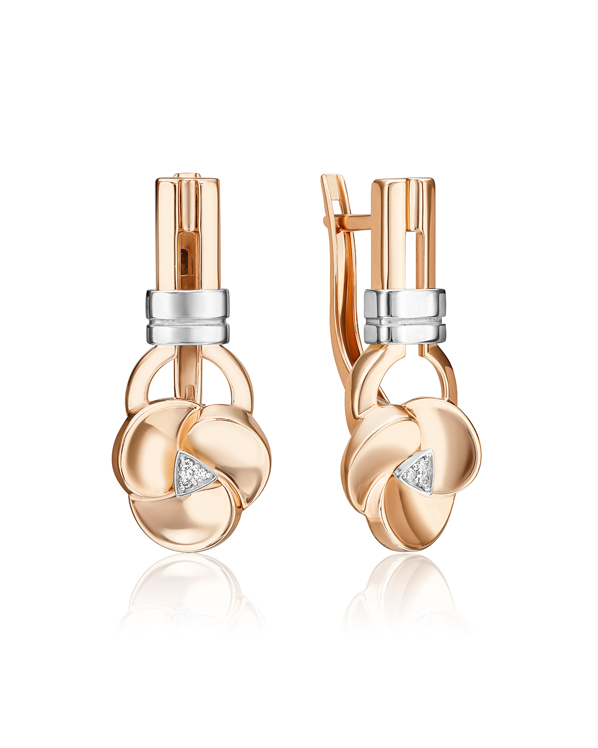 Серьги из красного золота/белого золота PLATINA jewelry 02-5015-00, бриллиант, 02-5015-00
Серьги из красного золота/белого золота PLATINA jewelry 02-5015-00, бриллиант, 02-5015-00