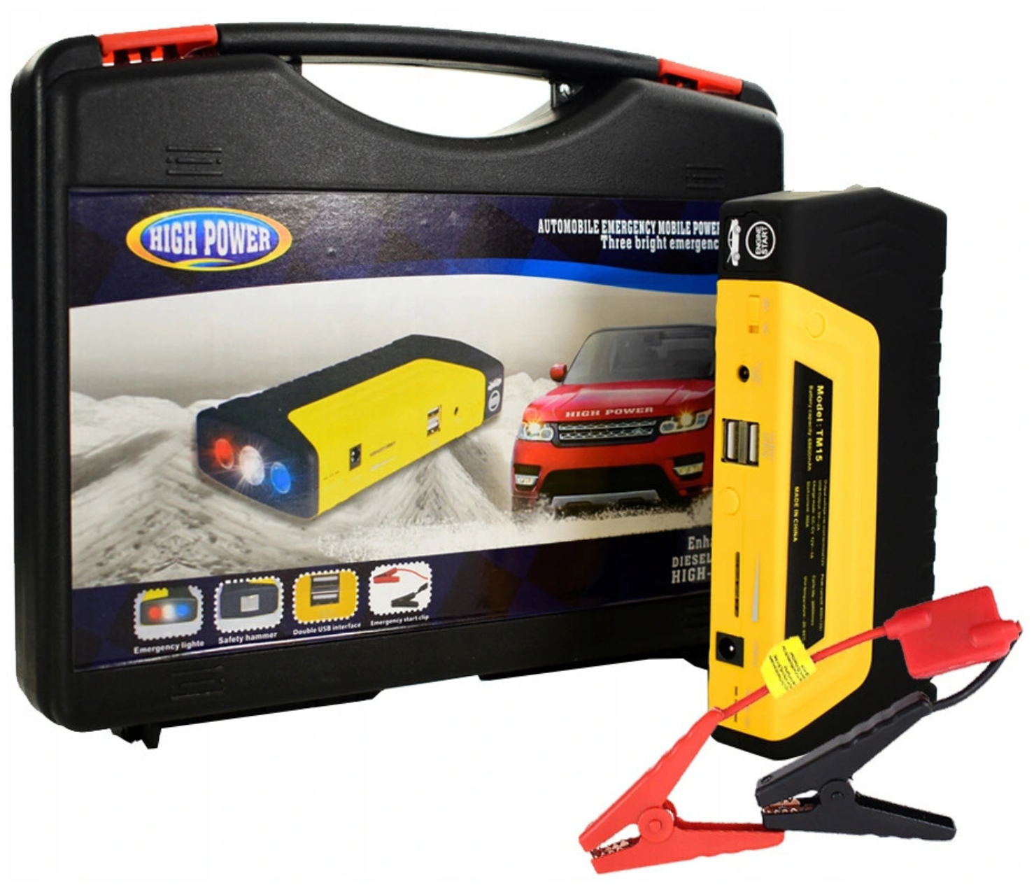 Портативное пусковое пуско-зарядное устройство для автомобиля Jump Starter 16800 mAh, Jump Starter 16800
Портативное пусковое пуско-зарядное устройство для автомобиля Jump Starter 16800 mAh, Jump Starter 16800