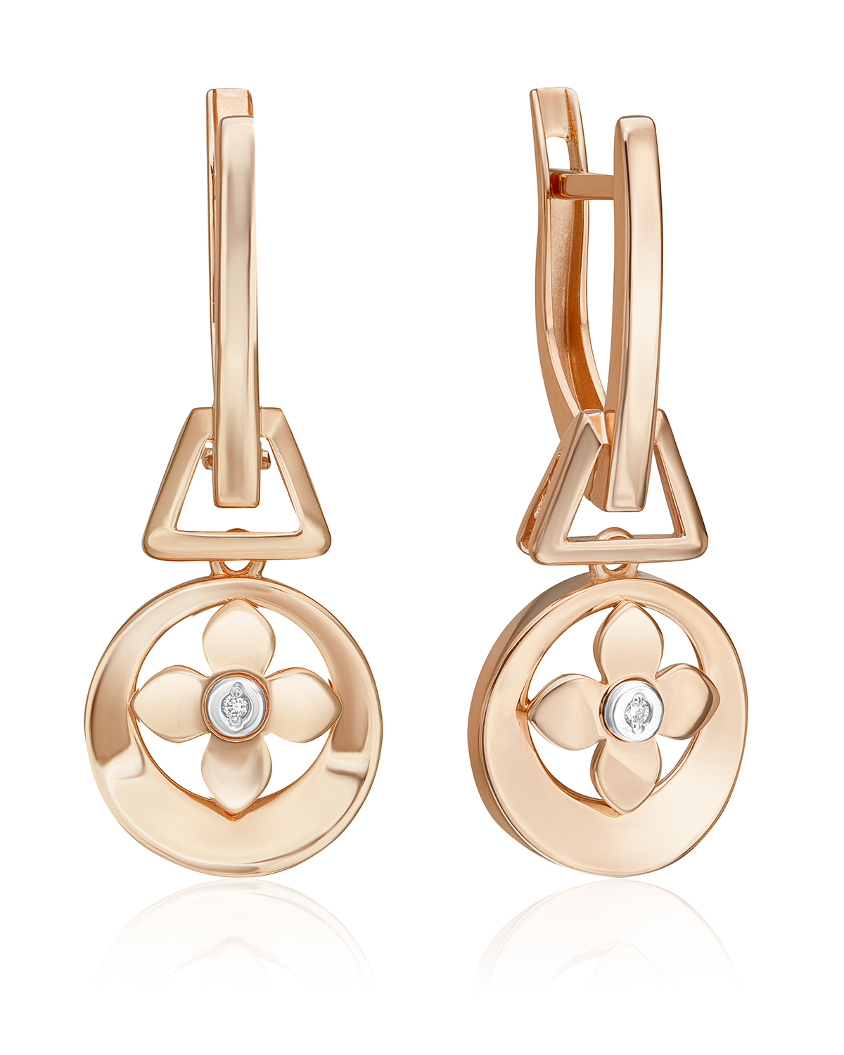 Серьги подвески из красного золота/белого золота PLATINA jewelry 02-5008-00, бриллиант, 02-5008-00
Серьги подвески из красного золота/белого золота PLATINA jewelry 02-5008-00, бриллиант, 02-5008-00