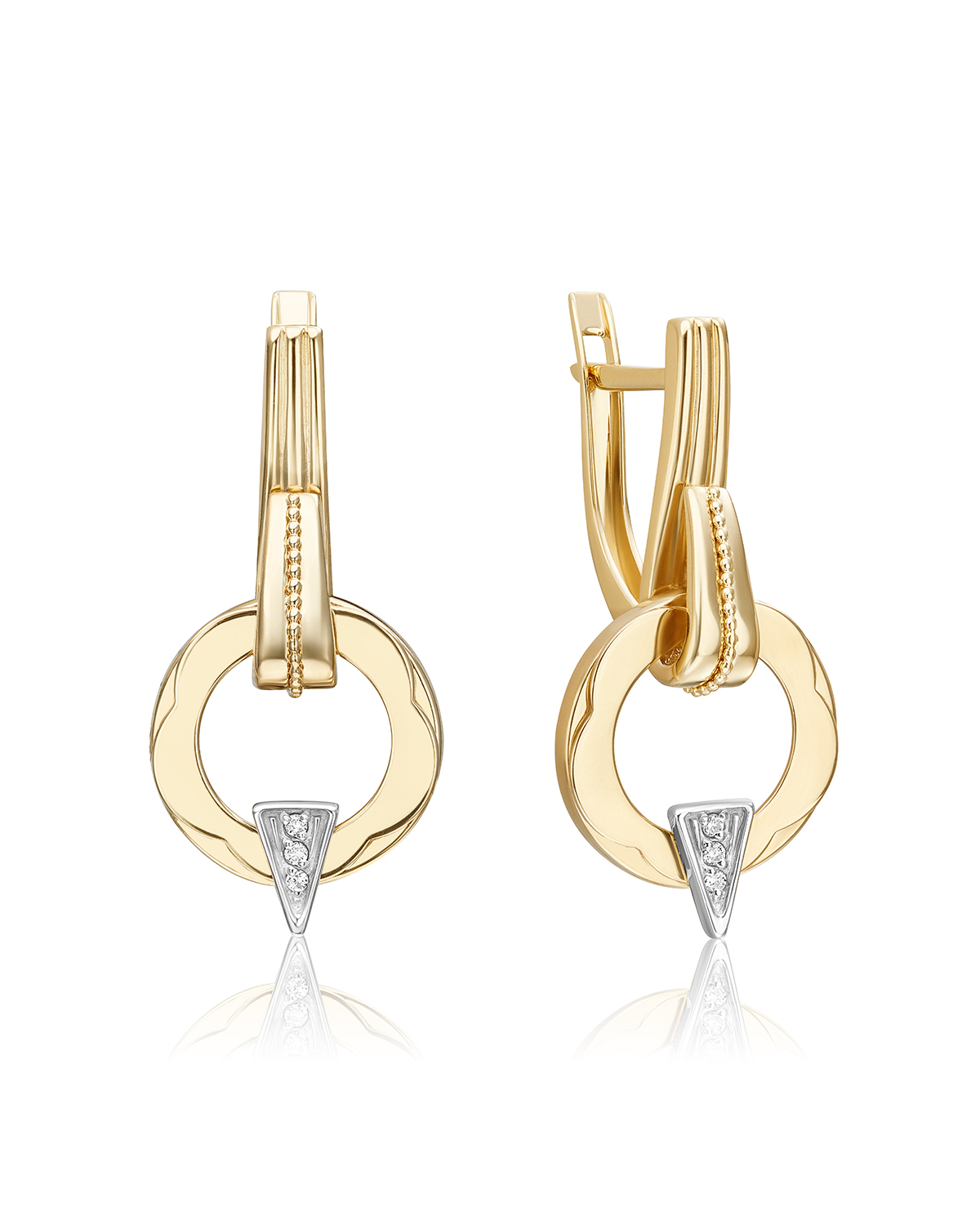 Серьги из белого золота/желтого золота PLATINA jewelry 02-5004-00, бриллиант, 02-5004-00
Серьги из белого золота/желтого золота PLATINA jewelry 02-5004-00, бриллиант, 02-5004-00