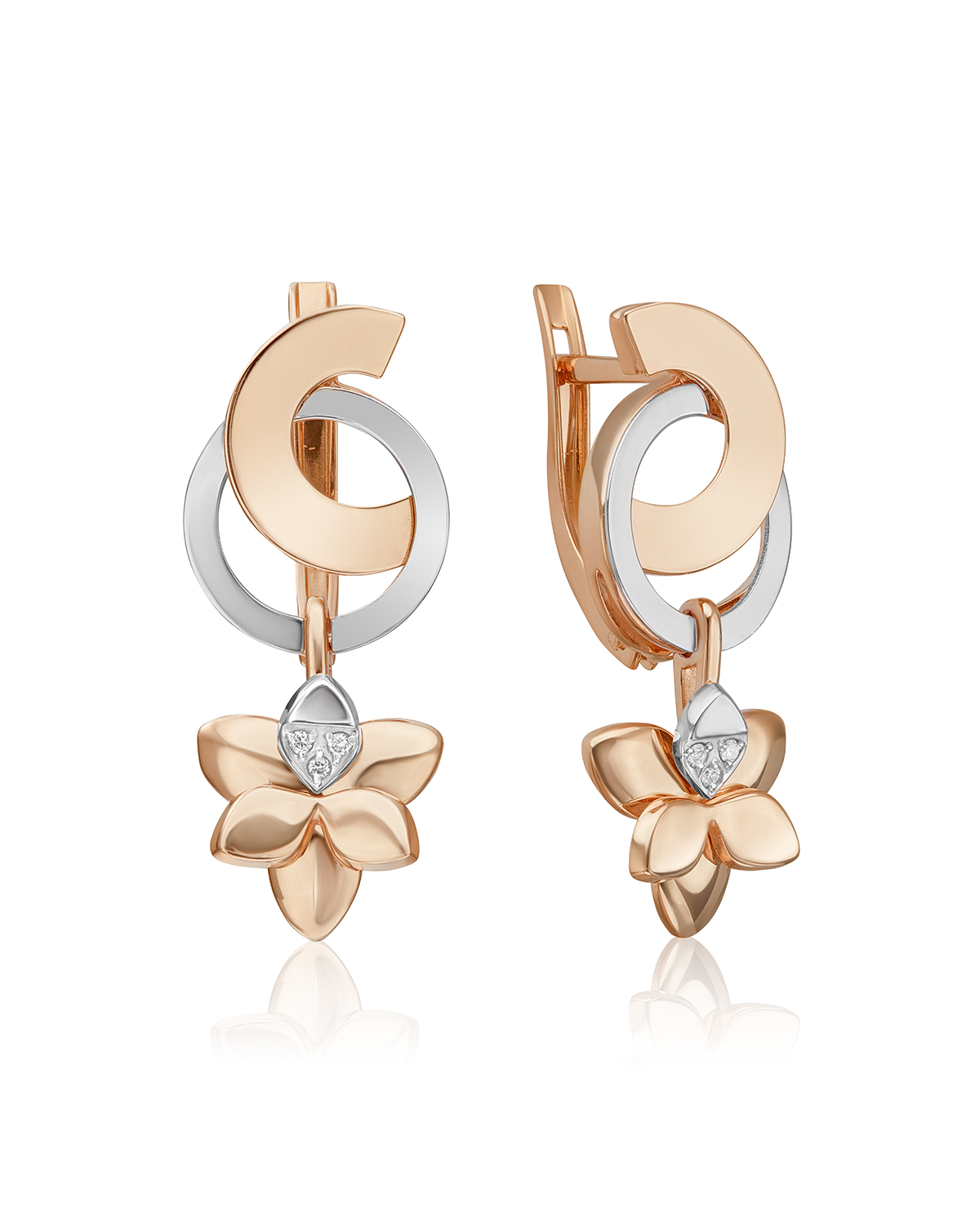 Серьги подвески из красного золота/белого золота PLATINA jewelry 02-4998-00, бриллиант, 02-4998-00
Серьги подвески из красного золота/белого золота PLATINA jewelry 02-4998-00, бриллиант, 02-4998-00
