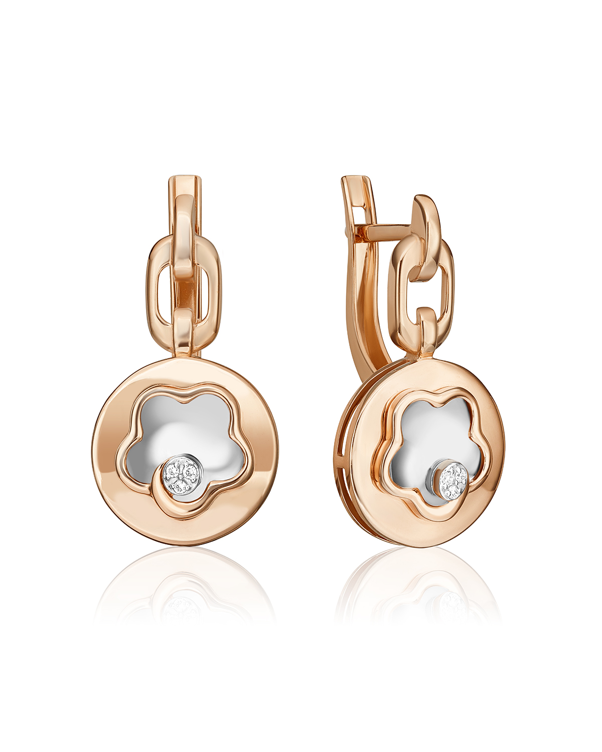 Серьги из красного золота/белого золота PLATINA jewelry 02-4987-00, бриллиант, 02-4987-00
Серьги из красного золота/белого золота PLATINA jewelry 02-4987-00, бриллиант, 02-4987-00