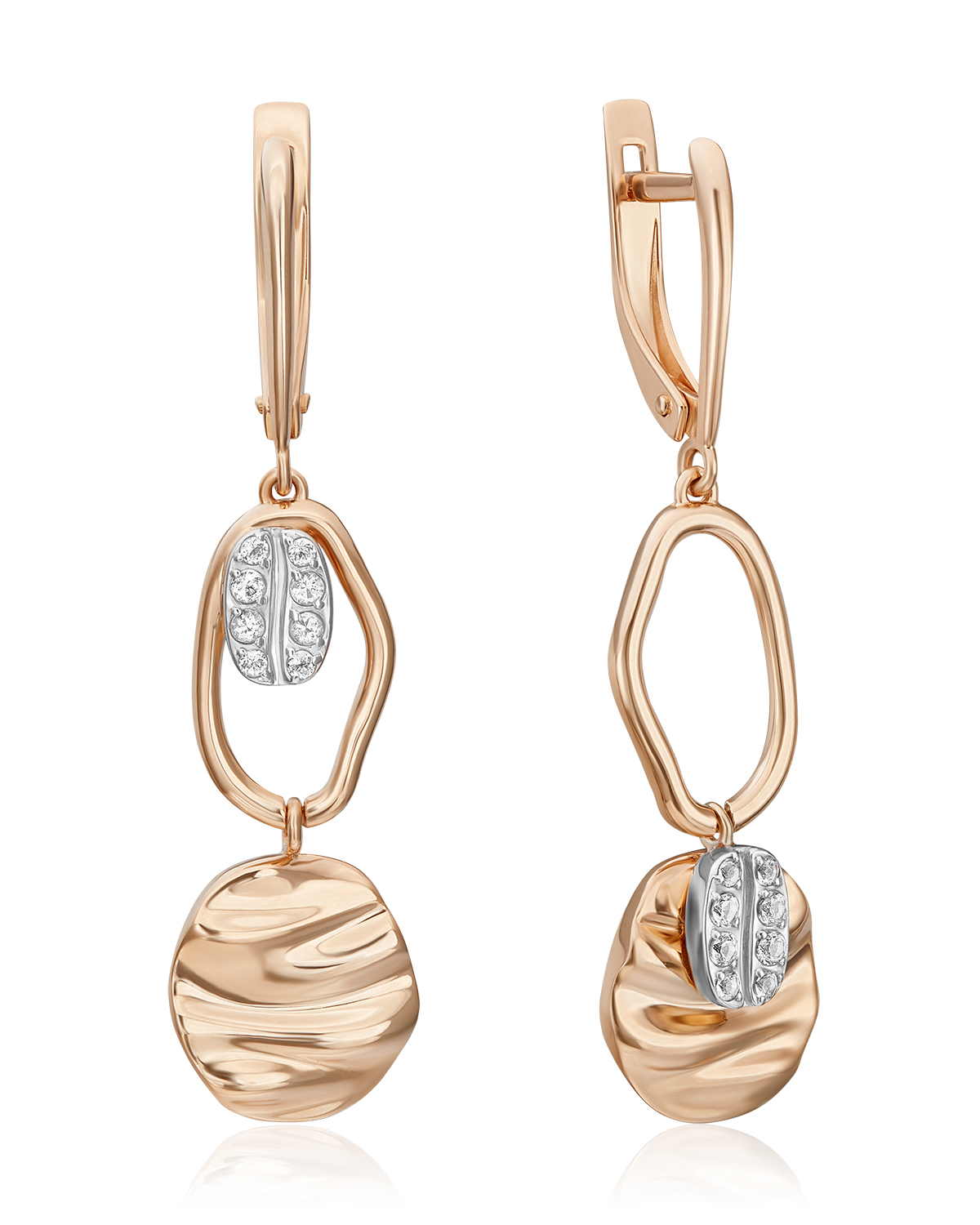 Серьги подвески из красного золота/белого золота PLATINA jewelry 02-4928-00, топаз, 02-4928-00
Серьги подвески из красного золота/белого золота PLATINA jewelry 02-4928-00, топаз, 02-4928-00