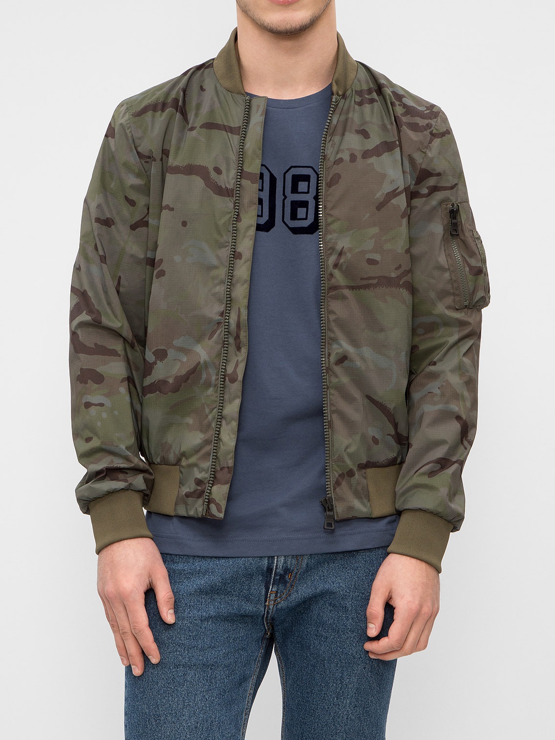 фото Куртка tommy hilfiger mw0mw04682, хаки