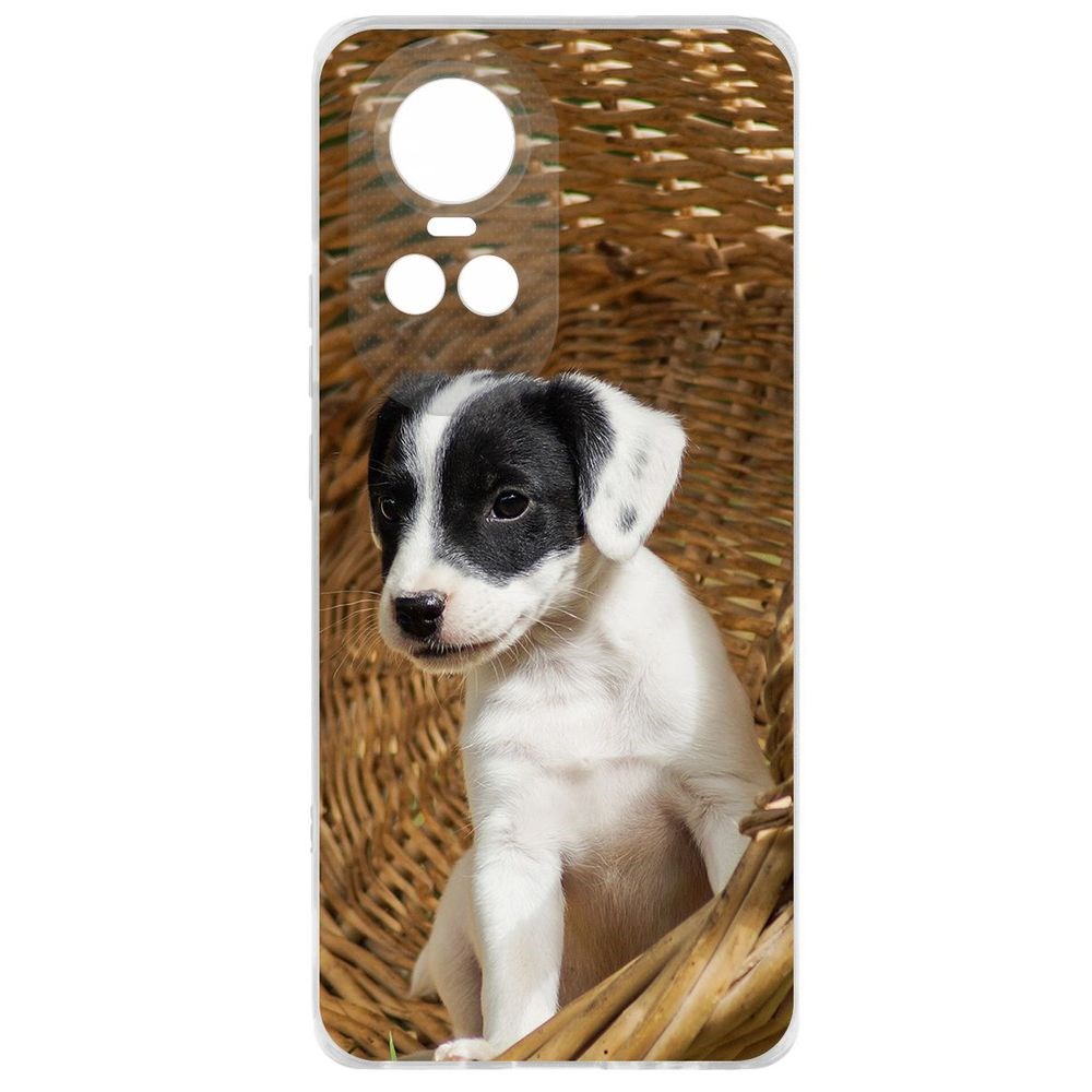 Чехол-накладка Krutoff Clear Case Щенок в корзине для Oppo Reno10 5G, Прозрачный
Чехол-накладка Krutoff Clear Case Щенок в корзине для Oppo Reno10 5G, Прозрачный