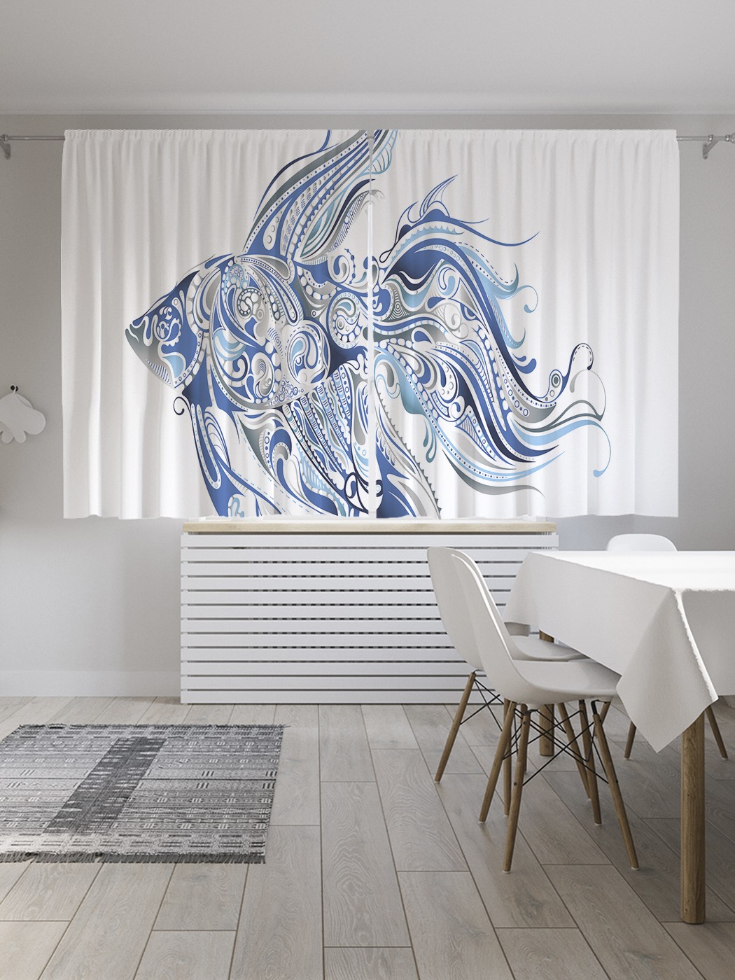 Классические шторы JoyArty "Орнаментальная рыба", серия Oxford DeLux, 2 полотна 145x180 см, Орнаментальная рыба
Классические шторы JoyArty "Орнаментальная рыба", серия Oxford DeLux, 2 полотна 145x180 см, Орнаментальная рыба