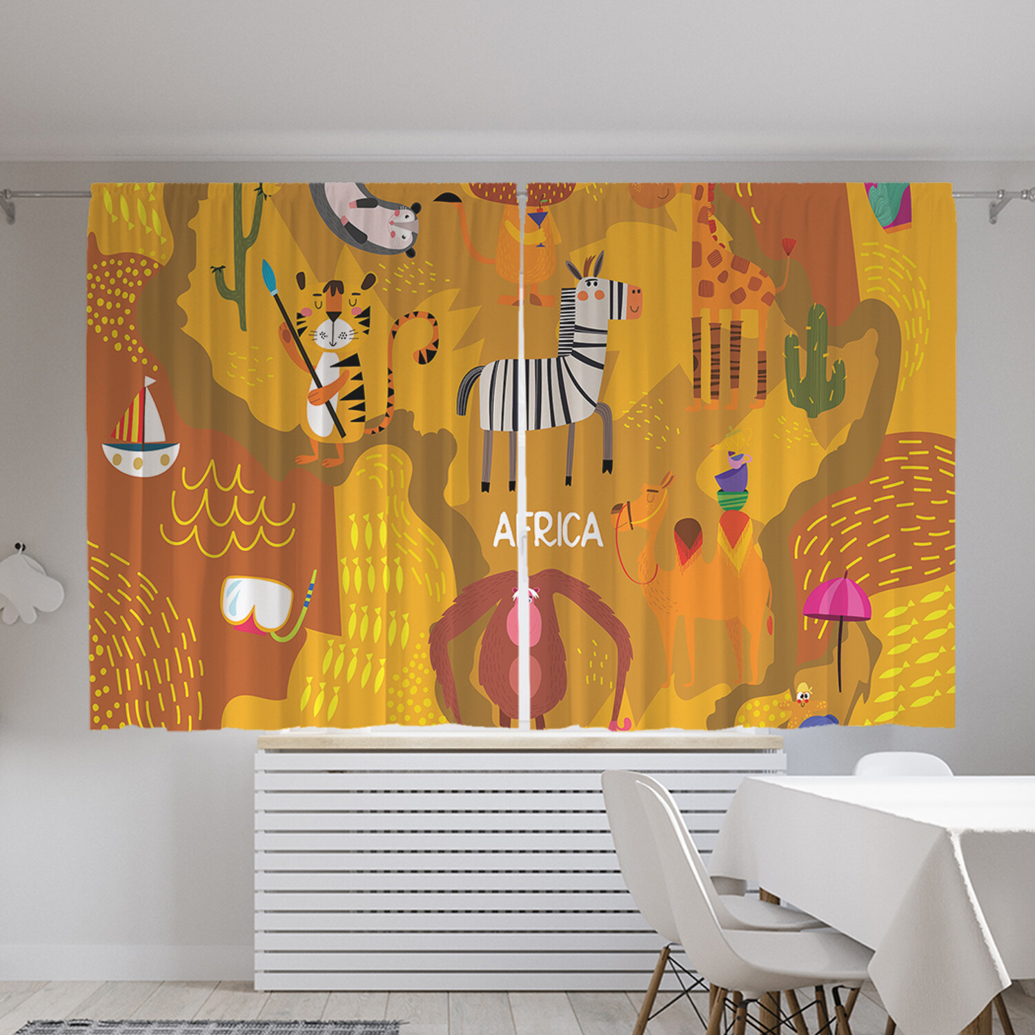 Классические шторы JoyArty "Животные Африки", серия Oxford DeLux, 2 полотна 145x180 см, Животные Африки
Классические шторы JoyArty "Животные Африки", серия Oxford DeLux, 2 полотна 145x180 см, Животные Африки