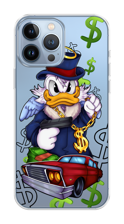 Чехол на Apple iPhone 13 Pro Max "Scrooge McDuck with a Gold Chain", Красный;синий;белый, 14450-1
Чехол на Apple iPhone 13 Pro Max "Scrooge McDuck with a Gold Chain", Красный;синий;белый, 14450-1