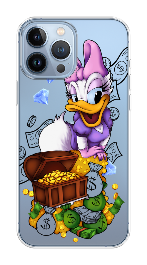Чехол на Apple iPhone 13 Pro Max "Rich Daisy Duck", Коричневый;белый;фиолетовый, 14450-1
Чехол на Apple iPhone 13 Pro Max "Rich Daisy Duck", Коричневый;белый;фиолетовый, 14450-1