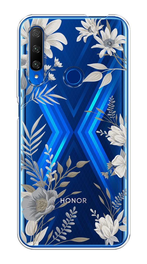 Чехол на Huawei Honor 9X Premium "Цветы сепия", Серый;прозрачный;зеленый;белый, 610650-1
Чехол на Huawei Honor 9X Premium "Цветы сепия", Серый;прозрачный;зеленый;белый, 610650-1