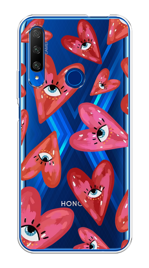 Чехол на Huawei Honor 9X Premium "Сердечки с глазами", Коричневый;красный;розовый, 610650-1
Чехол на Huawei Honor 9X Premium "Сердечки с глазами", Коричневый;красный;розовый, 610650-1