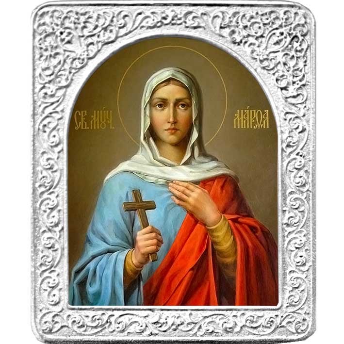 Икона Благолепие Святая Марфа Марта 4,5 х 5,5 см, Святая Марфа (Марта). Маленькая икона в серебряной раме. 4,5 х 5,5 см.
Икона Благолепие Святая Марфа Марта 4,5 х 5,5 см, Святая Марфа (Марта). Маленькая икона в серебряной раме. 4,5 х 5,5 см.