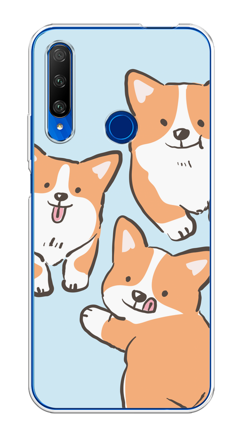 Чехол на Huawei Honor 9X Premium "Милые корги", Бежевый;голубой;коричневый, 610650-1
Чехол на Huawei Honor 9X Premium "Милые корги", Бежевый;голубой;коричневый, 610650-1