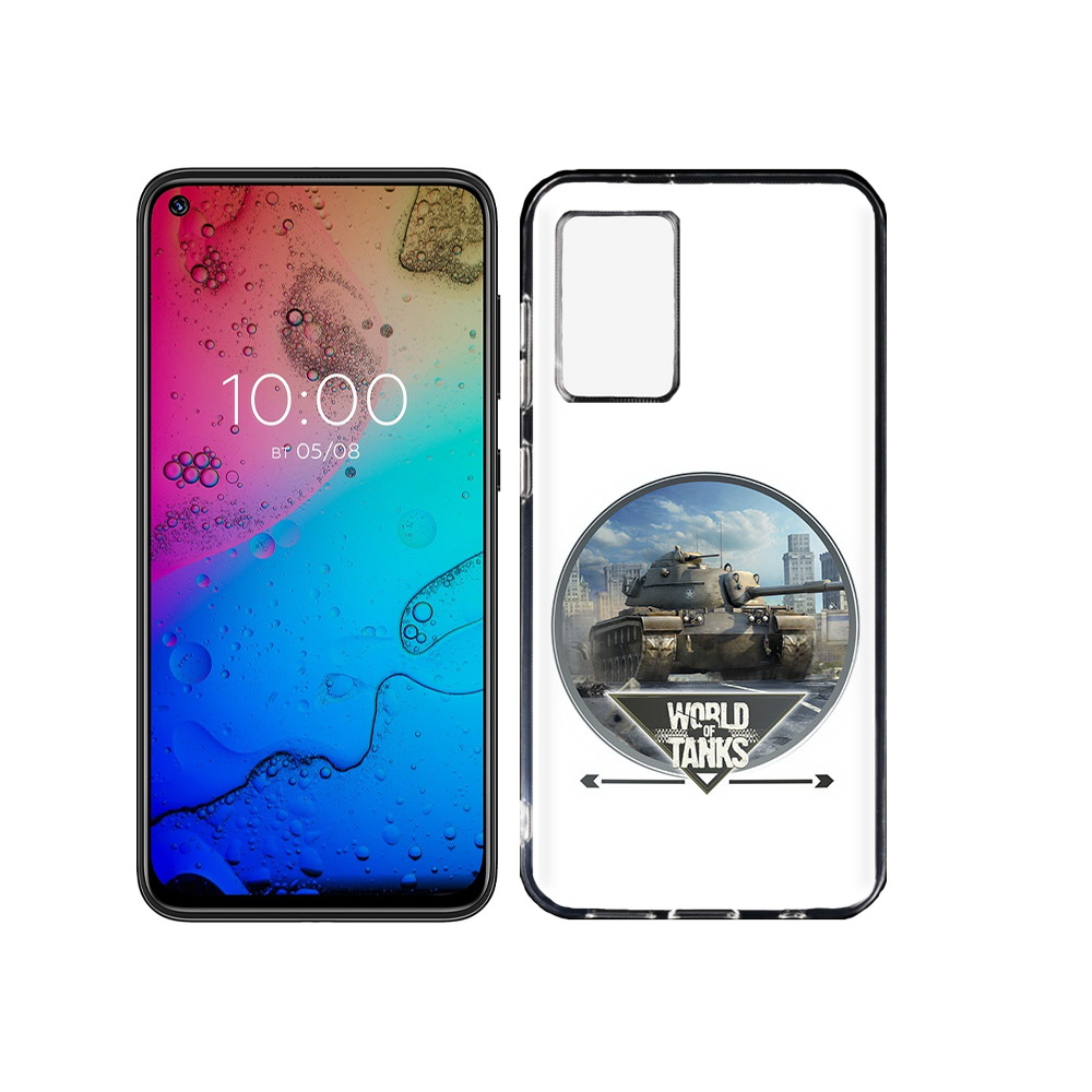 Чехол MyPads Tocco для BQ Aurora Мир танков, Прозрачный, Tocco