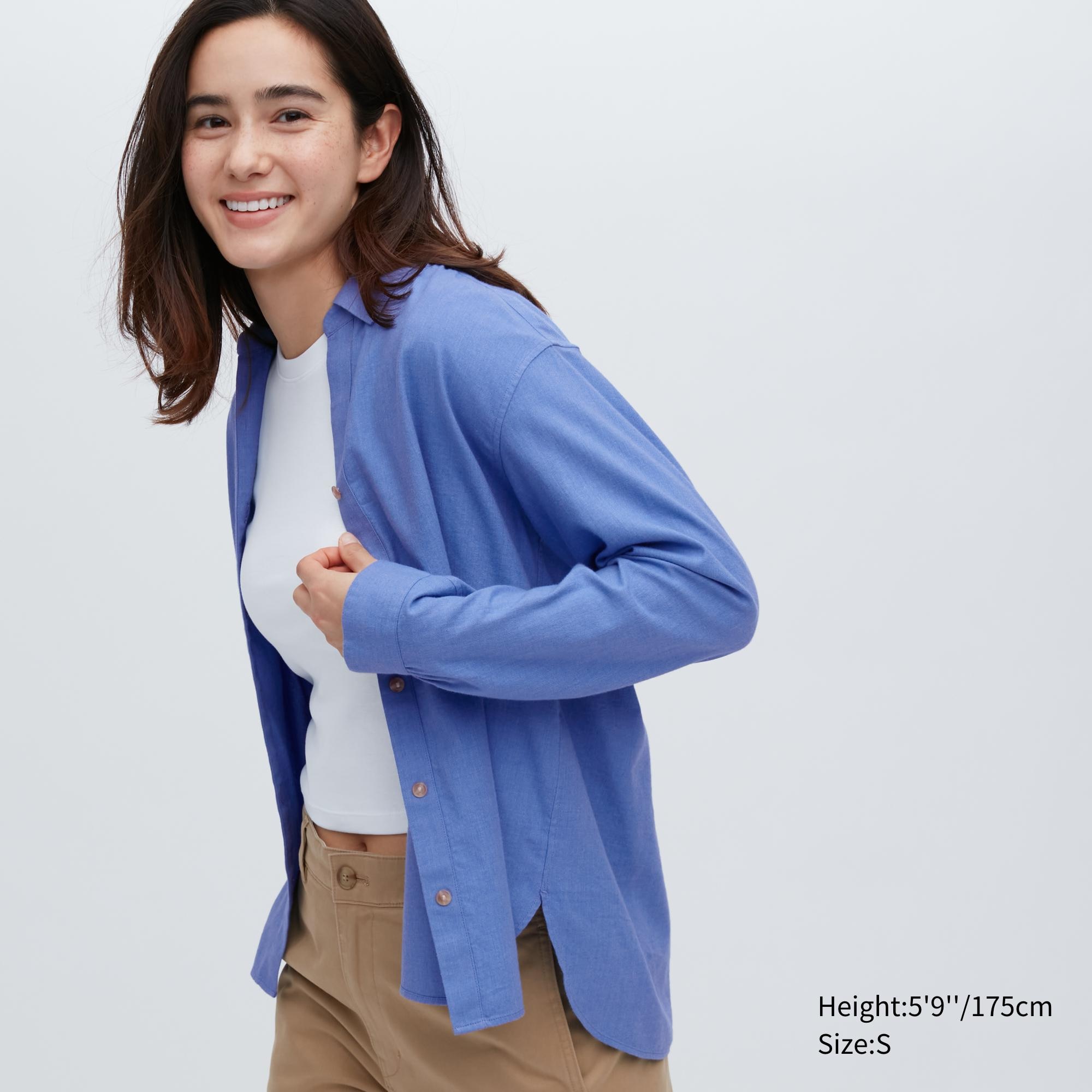 Рубашка женская UNIQLO 457501COL62 синяя S (доставка из-за рубежа), 457501COL62
Рубашка женская UNIQLO 457501COL62 синяя S (доставка из-за рубежа), 457501COL62