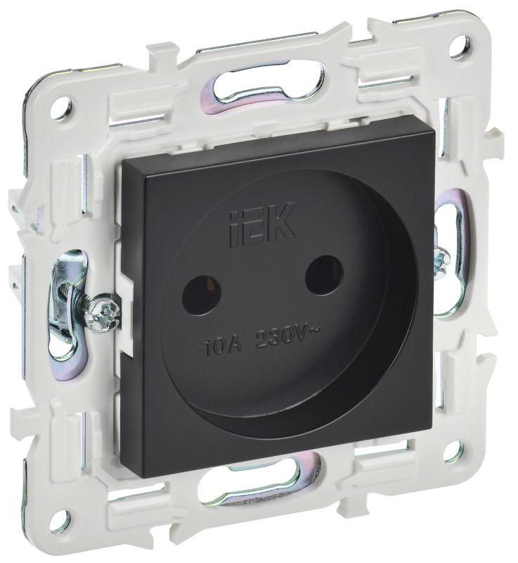 Розетка SKANDY 10А без заземл. без защ. шторок SK-R02Bl черн. IEK SK-R10-10-K02, Черный
Розетка SKANDY 10А без заземл. без защ. шторок SK-R02Bl черн. IEK SK-R10-10-K02, Черный