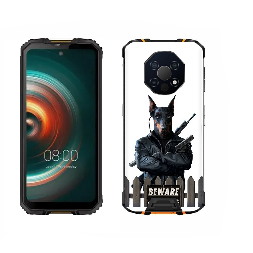 Чехол MyPads Tocco для Oukitel WP13 доберман, Прозрачный, Tocco 
Чехол MyPads Tocco для Oukitel WP13 доберман, Прозрачный, Tocco