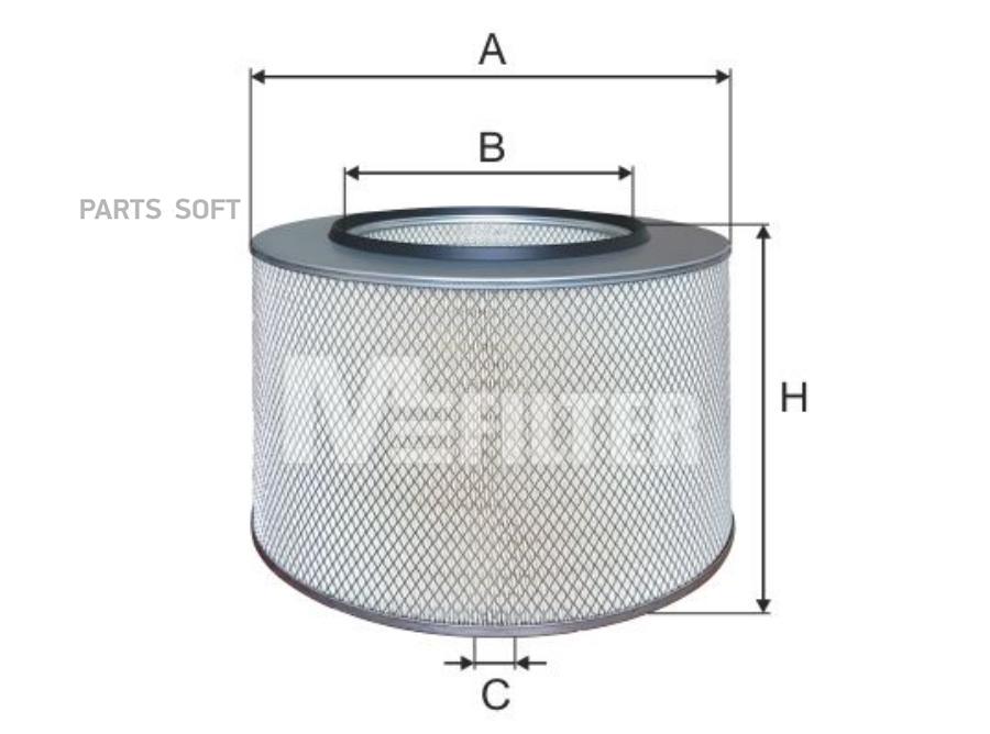 M-FILTER A808 A808_фильтр воздушный !318.2-420/254.5 \MB Actros 1848/53/57.2348/53/57
M-FILTER A808 A808_фильтр воздушный !318.2-420/254.5 \MB Actros 1848/53/57.2348/53/57