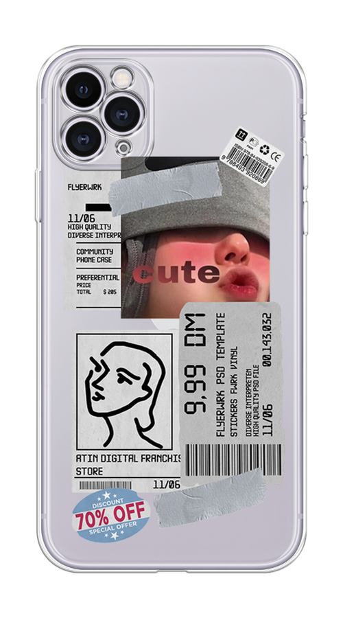 Чехол на Apple iPhone 11 Pro "Cute girl collage", Розовый;серый;голубой, 12350-6
Чехол на Apple iPhone 11 Pro "Cute girl collage", Розовый;серый;голубой, 12350-6