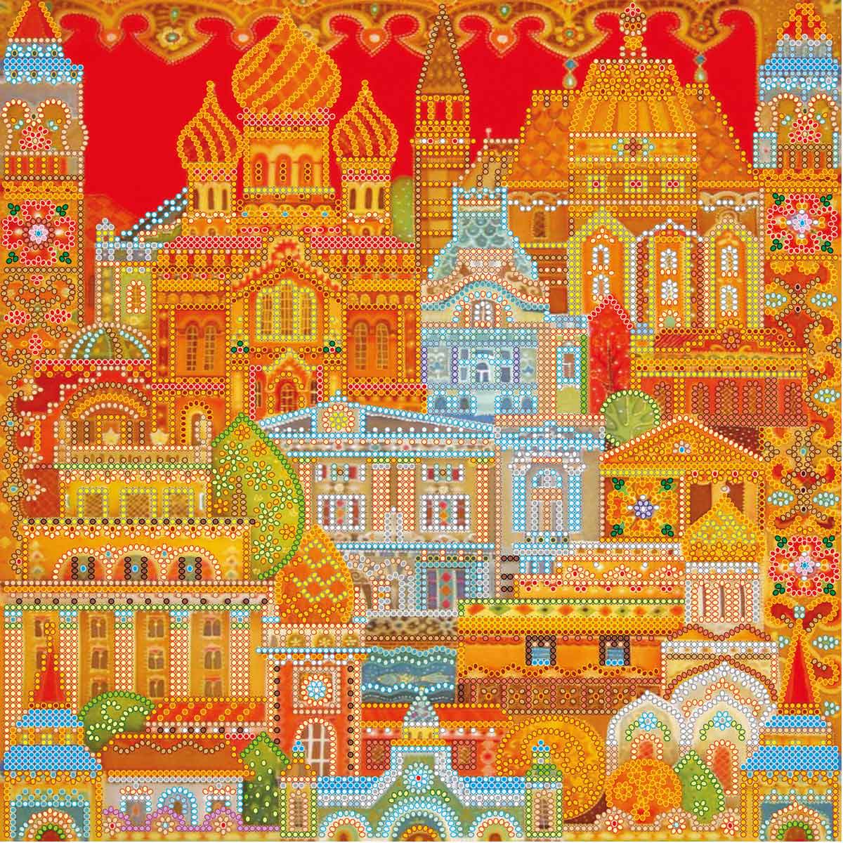 AC-298 Схема для вышивки бисером на холсте 'Город расписной' 30*30см
AC-298 Схема для вышивки бисером на холсте 'Город расписной' 30*30см