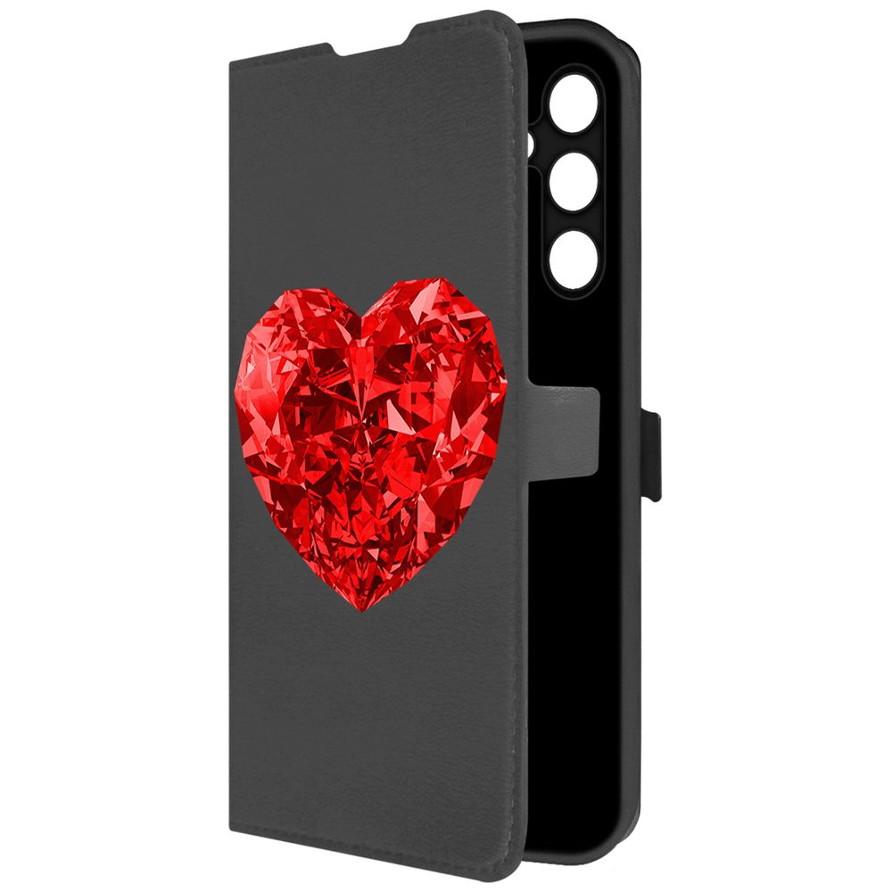 Чехол-книжка Krutoff Eco Book для Samsung Galaxy A25 5G (A256) Рубиновое сердце (черный)
Чехол-книжка Krutoff Eco Book для Samsung Galaxy A25 5G (A256) Рубиновое сердце (черный)