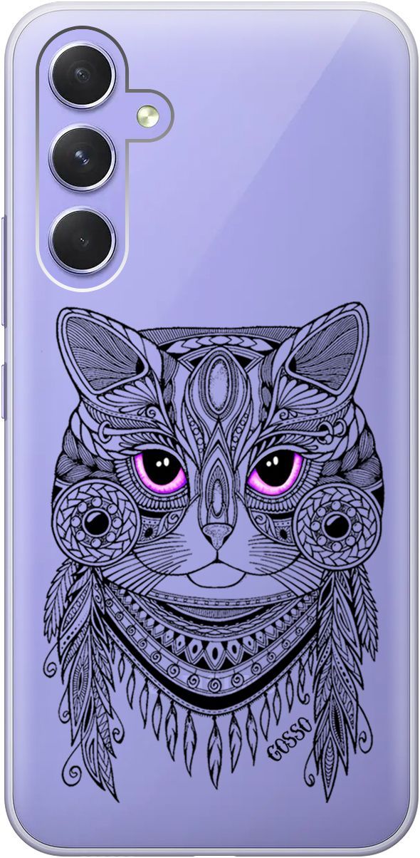 Чехол на Samsung Galaxy A54 5G с 3D принтом "Grand Cat" прозрачный, Прозрачный;фиолетовый, 158765
Чехол на Samsung Galaxy A54 5G с 3D принтом "Grand Cat" прозрачный, Прозрачный;фиолетовый, 158765