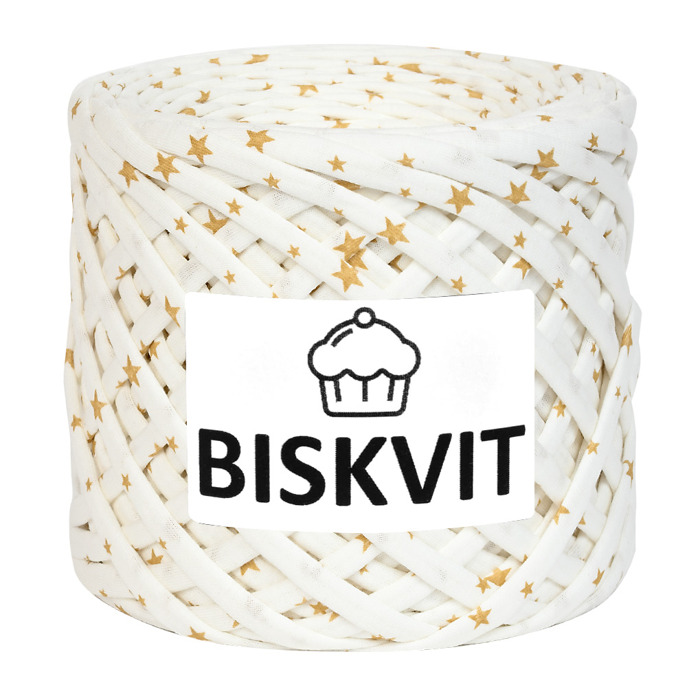 Трикотажная пряжа для вязания BISKVIT Голд стар, 100% хлопок, 7-9мм, 100м, Белый, BISKVIT
Трикотажная пряжа для вязания BISKVIT Голд стар, 100% хлопок, 7-9мм, 100м, Белый, BISKVIT
