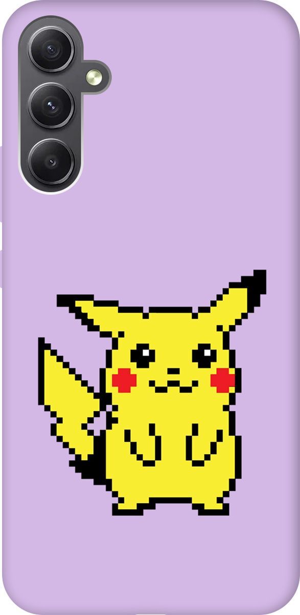 Чехол на Samsung Galaxy A34 5G с принтом "Pixel Pikachu" сиреневый, Фиолетовый;желтый, 158747
Чехол на Samsung Galaxy A34 5G с принтом "Pixel Pikachu" сиреневый, Фиолетовый;желтый, 158747