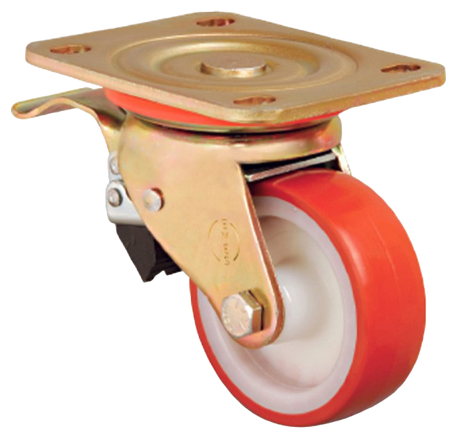 MFK-TORG Колесо сверхмощное полиуретановое поворотное с тормозом 80 мм ED01 ZBP 80 F диск-
MFK-TORG Колесо сверхмощное полиуретановое поворотное с тормозом 80 мм ED01 ZBP 80 F диск-