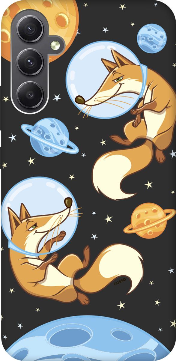 Чехол на Samsung Galaxy A34 5G с 3D принтом "CosmoFoxes" черный, Черный;оранжевый, 158726
Чехол на Samsung Galaxy A34 5G с 3D принтом "CosmoFoxes" черный, Черный;оранжевый, 158726
