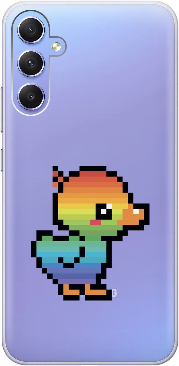 Чехол на Samsung Galaxy A34 5G с 3D принтом "Pixel Duck" прозрачный, Прозрачный;желтый, 158724
Чехол на Samsung Galaxy A34 5G с 3D принтом "Pixel Duck" прозрачный, Прозрачный;желтый, 158724