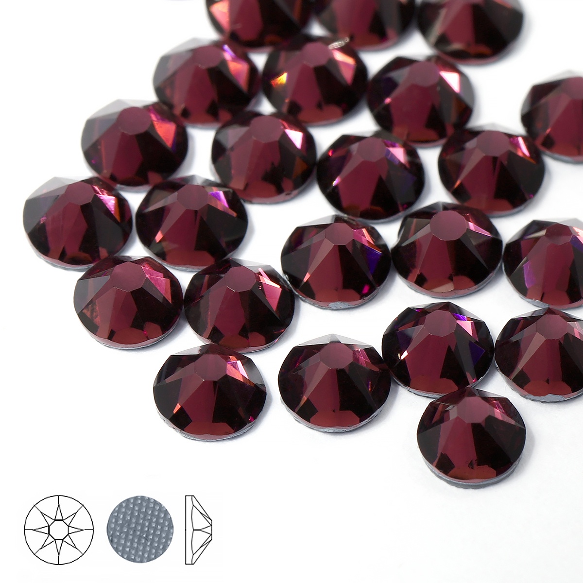 TBY Xirius, 8+8 граней, SS16 (3,8-4,0 мм), цвет Amethyst, 100 шт, Бордовый, Xirius, 8+8 граней, SS16 (3,8-4,0 мм), цвет Amethyst, 100 шт
TBY Xirius, 8+8 граней, SS16 (3,8-4,0 мм), цвет Amethyst, 100 шт, Бордовый, Xirius, 8+8 граней, SS16 (3,8-4,0 мм), цвет Amethyst, 100 шт