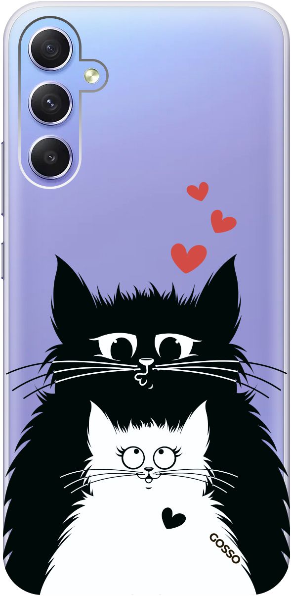 Чехол на Samsung Galaxy A34 5G с 3D принтом "Cats in Love" прозрачный, Прозрачный;белый, 158723
Чехол на Samsung Galaxy A34 5G с 3D принтом "Cats in Love" прозрачный, Прозрачный;белый, 158723