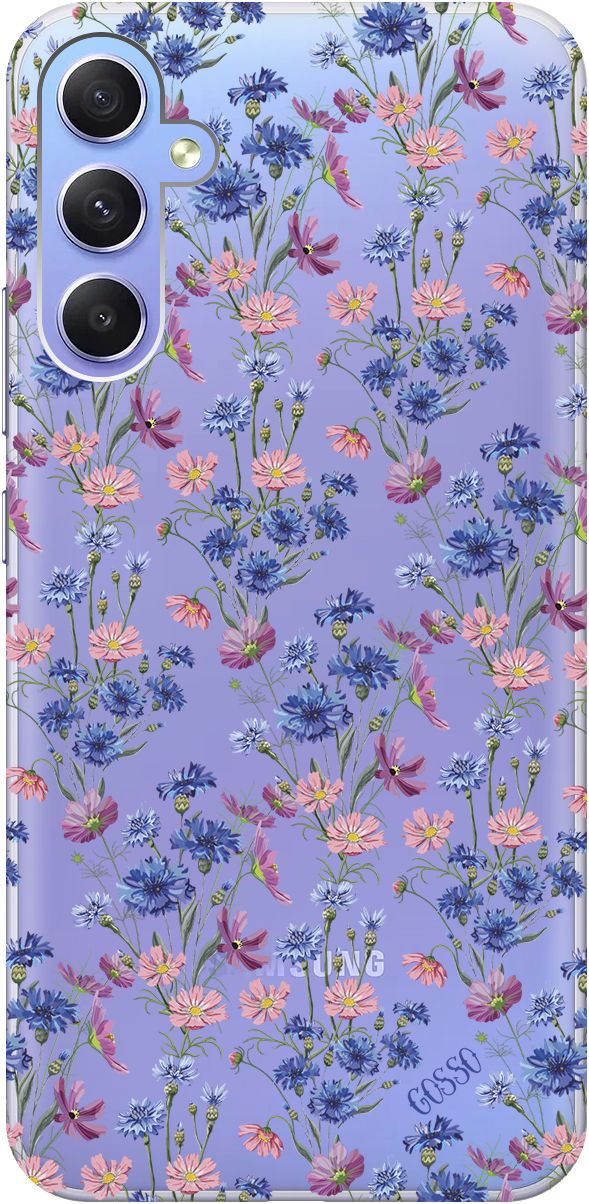 Чехол на Samsung Galaxy A34 5G с 3D принтом "Lovely Cornflowers" прозрачный, Прозрачный;голубой, 158723
Чехол на Samsung Galaxy A34 5G с 3D принтом "Lovely Cornflowers" прозрачный, Прозрачный;голубой, 158723