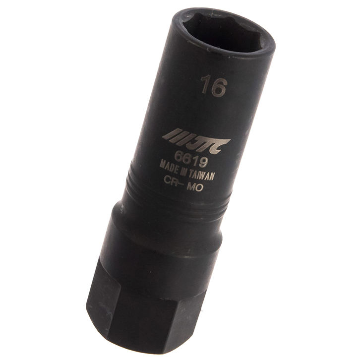 JTC Головка для секретной гайки колеса 1/2” DR 16mm x 7PT 70L TOYOTA, HYUNDAI, HONDA и т.д
JTC Головка для секретной гайки колеса 1/2” DR 16mm x 7PT 70L TOYOTA, HYUNDAI, HONDA и т.д