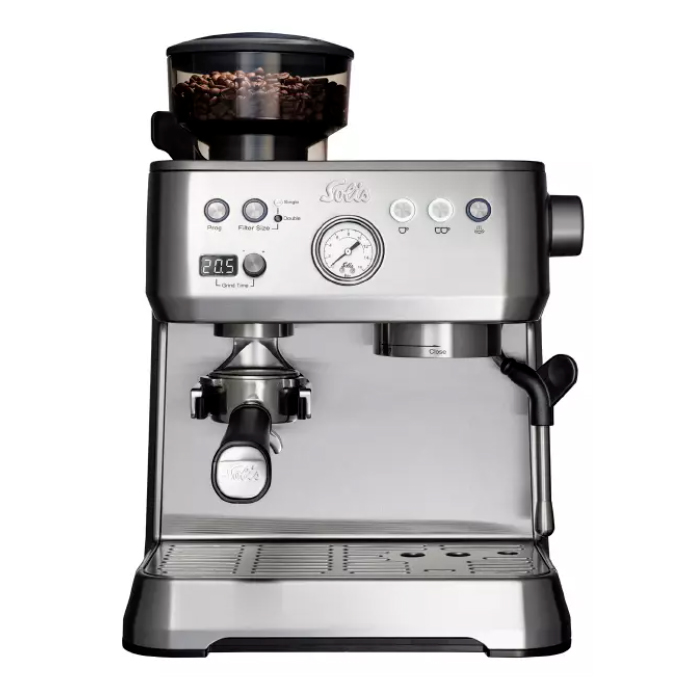 Рожковая кофеварка Solis Grind & Infuse Perfetta Black 1019 SCH 98070 серебристый, Grind & Infuse Perfetta Black 1019 SCH 98070
Рожковая кофеварка Solis Grind & Infuse Perfetta Black 1019 SCH 98070 серебристый, Grind & Infuse Perfetta Black 1019 SCH 98070