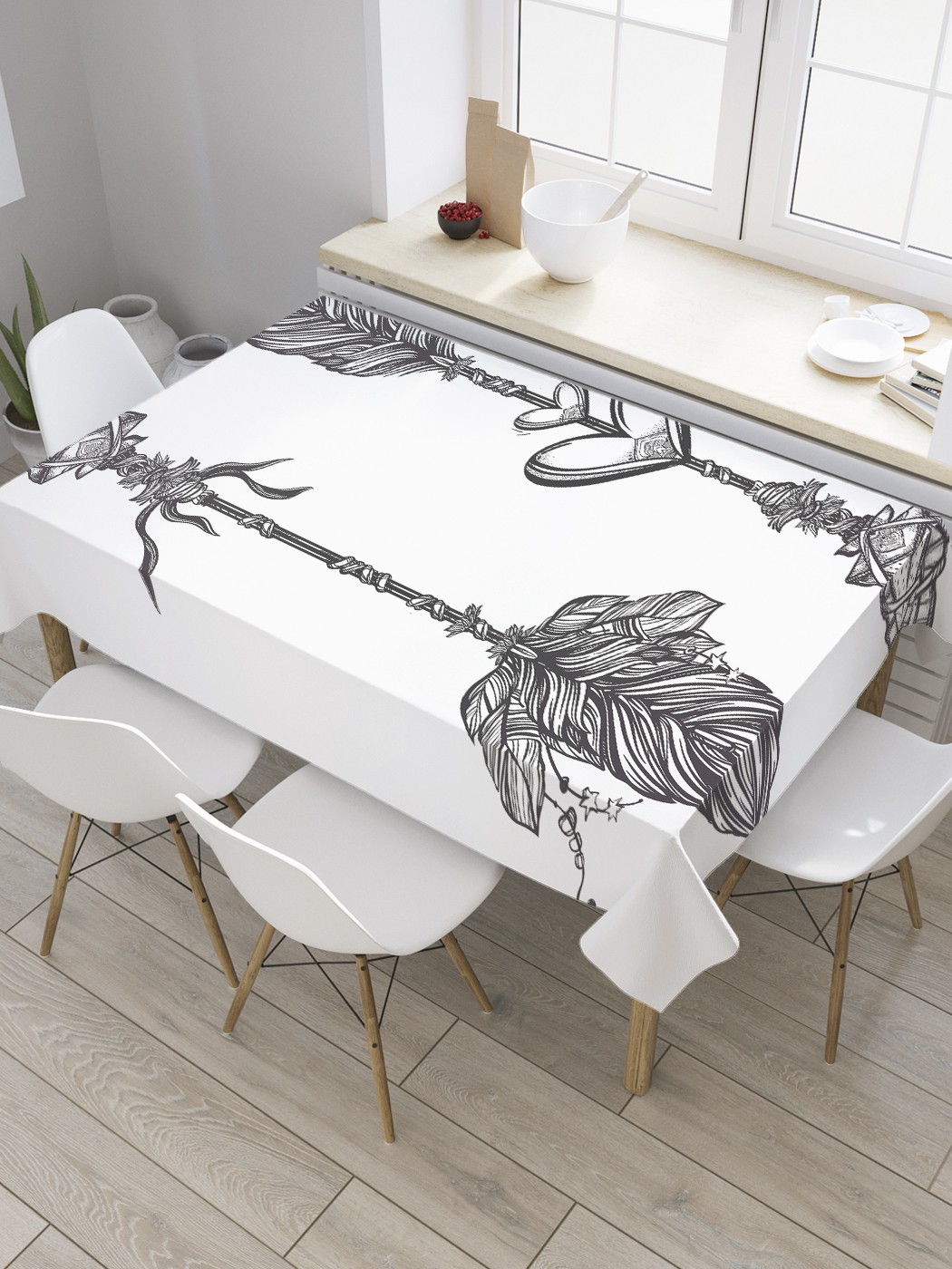 Скатерть прямоугольная JoyArty "Красивая стрела" из сатена, 180x145 см, Белый, Красивая стрела
Скатерть прямоугольная JoyArty "Красивая стрела" из сатена, 180x145 см, Белый, Красивая стрела