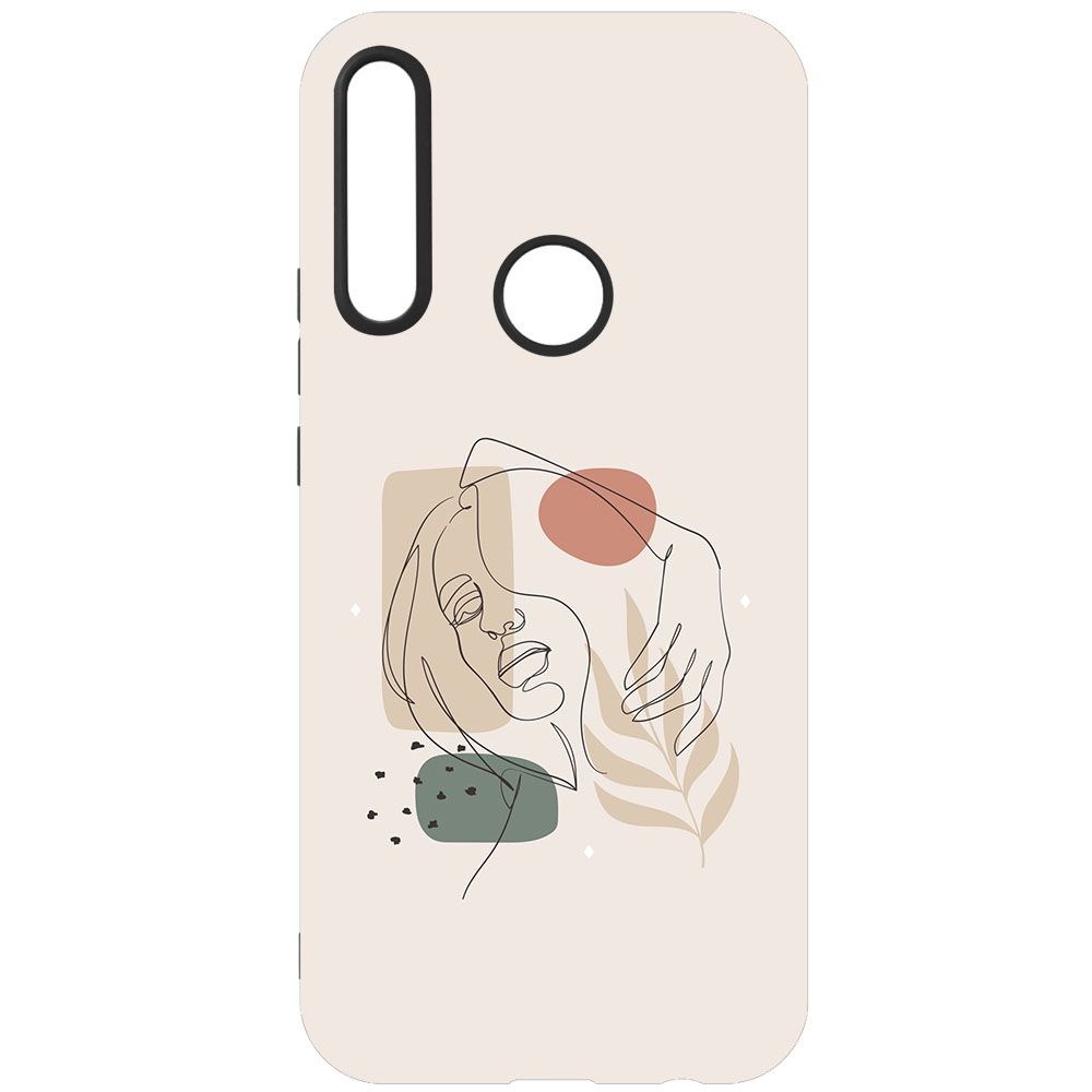 фото Чехол-накладка krutoff soft case грациозность для huawei p smart z черный