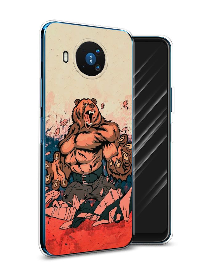 Чехол Awog на Nokia 8.3 / Нокиа 8.3 "Медведь с флагом РФ", Коричневый;синий;красный, 123550-2
Чехол Awog на Nokia 8.3 / Нокиа 8.3 "Медведь с флагом РФ", Коричневый;синий;красный, 123550-2
