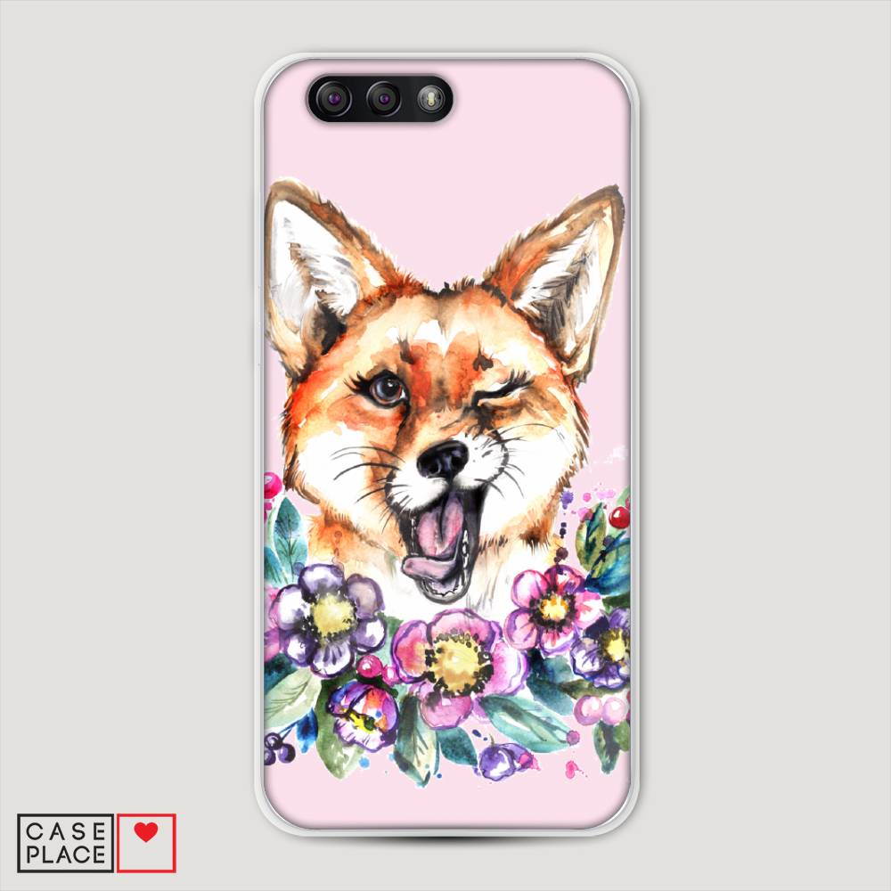 фото Чехол awog "подмигивающая лиса" для asus zenfone 4 ze554kl